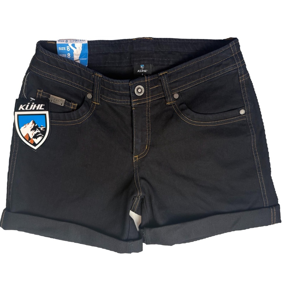 🌄 KÜHL Kurve True Blue Denim Shorts | Size 8 | NWT | Roll or Rock Straight